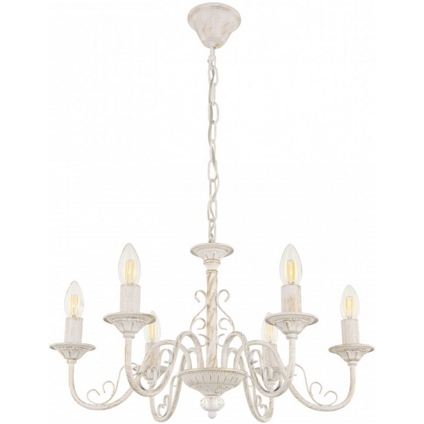 

Подвесная люстра Arte Milano AM342620 342620/6 WT+G подсвечник, Золото, AM342620 342620/6 WT+G