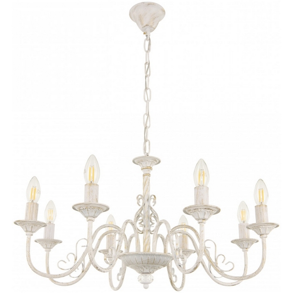 

Подвесная люстра Arte Milano AM342620 342620/8 WT+G подсвечник, Золото, AM342620 342620/8 WT+G