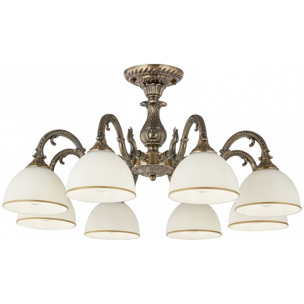 

Потолочная люстра на штанге Arte Milano AM346410 346410/8 AB, Латунь, AM346410 346410/8 AB