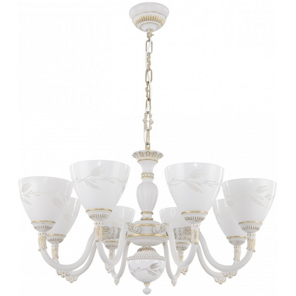 

Подвесная люстра Arte Milano AM343837 347837/8 WT+G, Золото, AM343837 347837/8 WT+G
