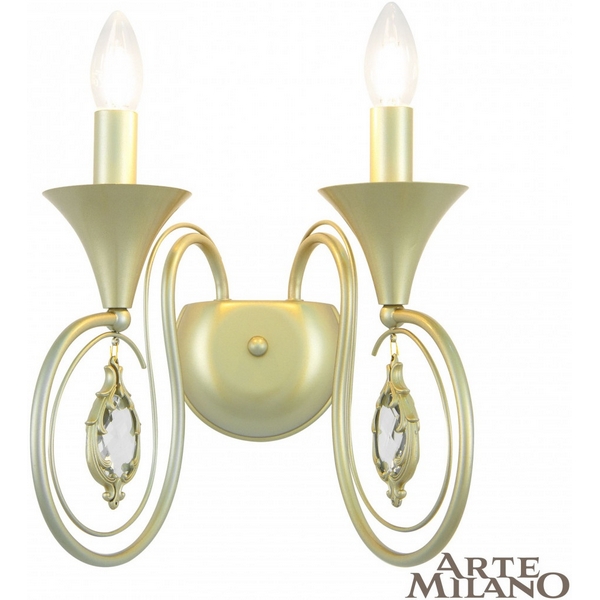 

Бра Arte Milano AM349920 349920/2W CG, Шампань, AM349920 349920/2W CG