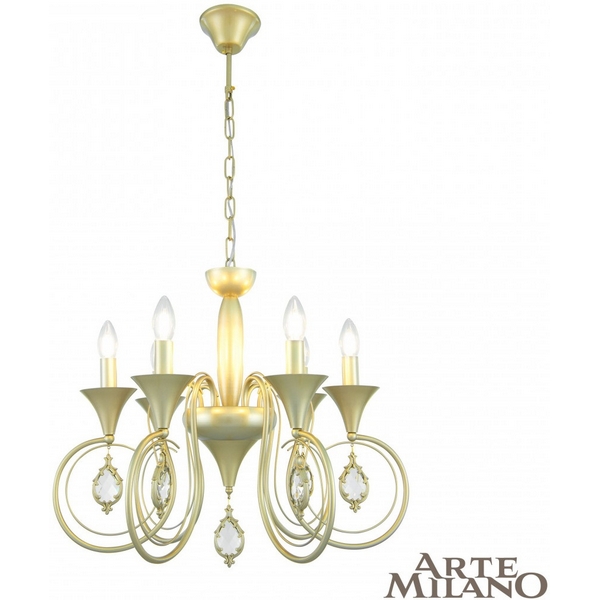 

Подвесная люстра Arte Milano AM349920 349920/6 CG, Шампань, AM349920 349920/6 CG