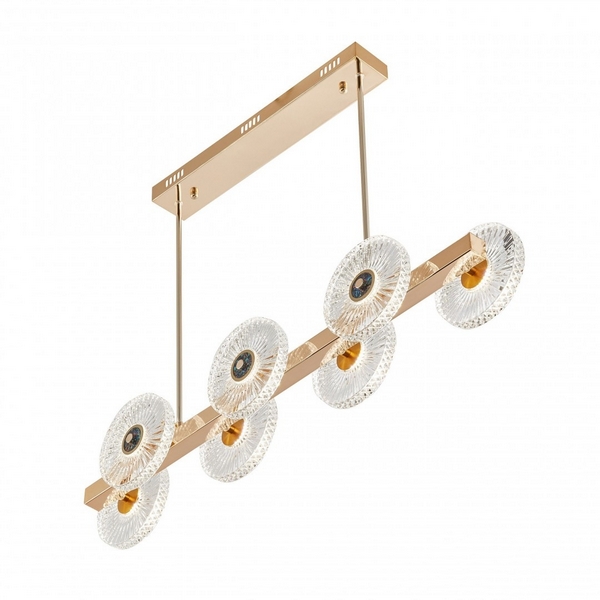 

Подвесной светильник Arte Milano 3653.L850.W180.H600.LED G с цветами, Прозрачный, 3653.L850.W180.H600.LED G