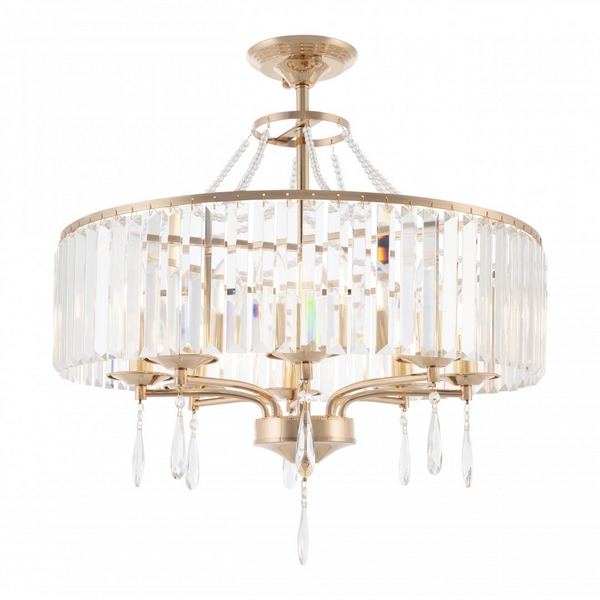 Изображение товара Потолочная люстра на штанге Arte Milano Sorrento 1009 8хE14 классика арт-деко