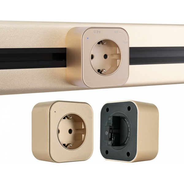 

Трековая розетка Arte Milano Am-track-sockets 380022TS/ES Gold, Золото, Am-track-sockets 380022TS/ES Gold