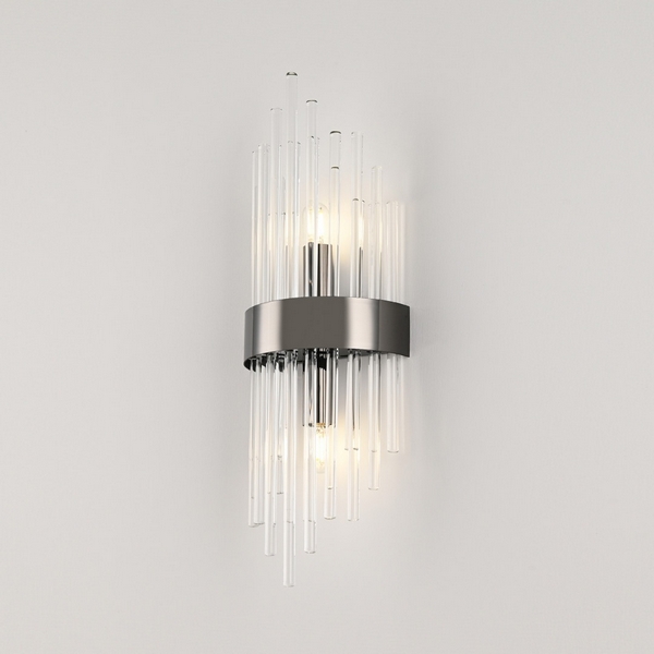 

Бра Arte Milano Torcia 430122.140.2.E14.A1 BK, Прозрачный, Torcia 430122.140.2.E14.A1 BK