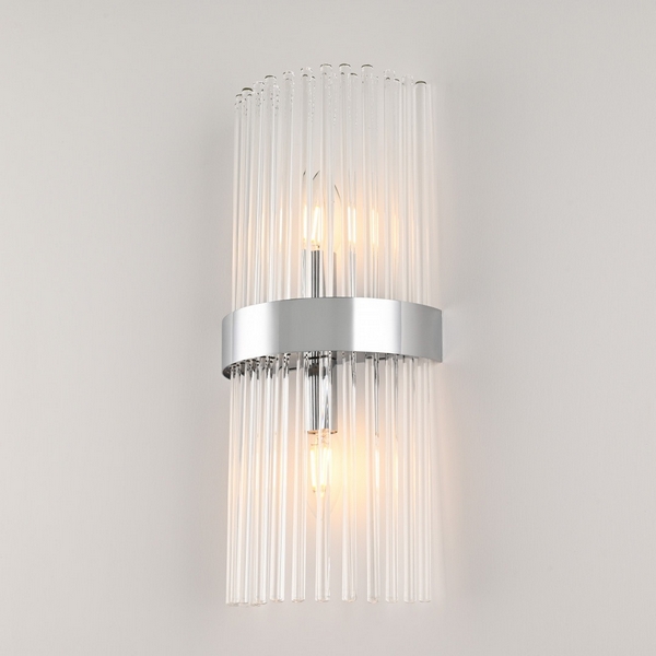 

Бра Arte Milano Torcia 430122.180.2.E14.B1 CR, Прозрачный, Torcia 430122.180.2.E14.B1 CR