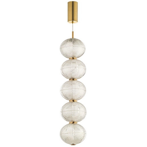 

Подвесной светильник Arti Lampadari Candels Gold Candels L 1.P6 G, Прозрачный, Candels Gold Candels L 1.P6 G