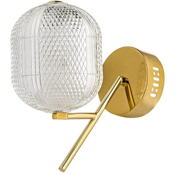 

Бра Arti Lampadari Candels Gold Candels L 2.W1 G, Прозрачный, Candels Gold Candels L 2.W1 G