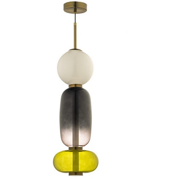 

Подвесной светильник LED Arti Lampadari Canzo L 1.P7 CL, Желтый, Canzo Canzo L 1.P7 CL