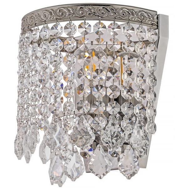 Изображение товара Бра Castellana E 2.10.602 N из хрусталя и металла для классического интерьера