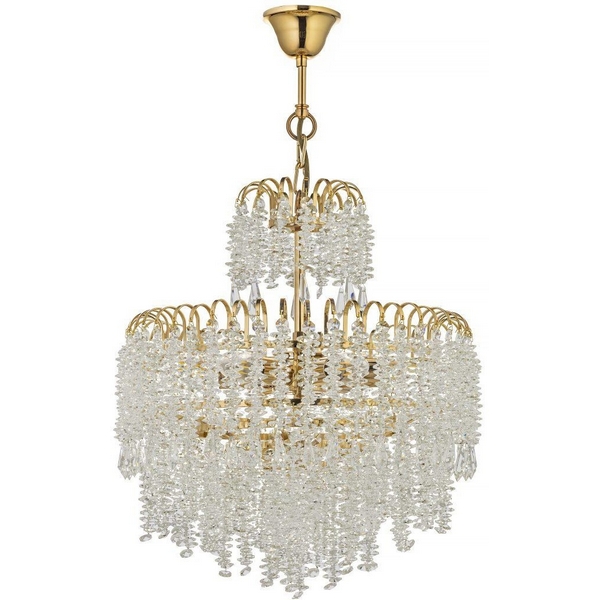 

Подвесная люстра хрустальная Arti Lampadari Daverio Gold Daverio E 1.5.40.105 G, Прозрачный;золото, Daverio Gold Daverio E 1.5.40.105 G
