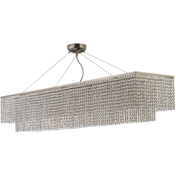 

Подвесная люстра хрустальная Arti Lampadari Milano Milano E 1.5.120X30.502 N, Прозрачный;никель, Milano Milano E 1.5.120X30.502 N