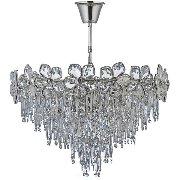 

Подвесная люстра хрусталь Arti Lampadari Neuronano Neuronano E 1.5.60.100 N цветы, Никель, Neuronano Neuronano E 1.5.60.100 N