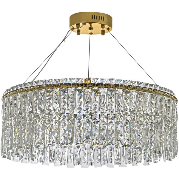 

Подвесная люстра светодиодная хрустальная Arti Lampadari Ovindoli Gold Ovindoli L 1.5.60.102 G, Прозрачный;золото, Ovindoli Gold Ovindoli L 1.5.60.102 G