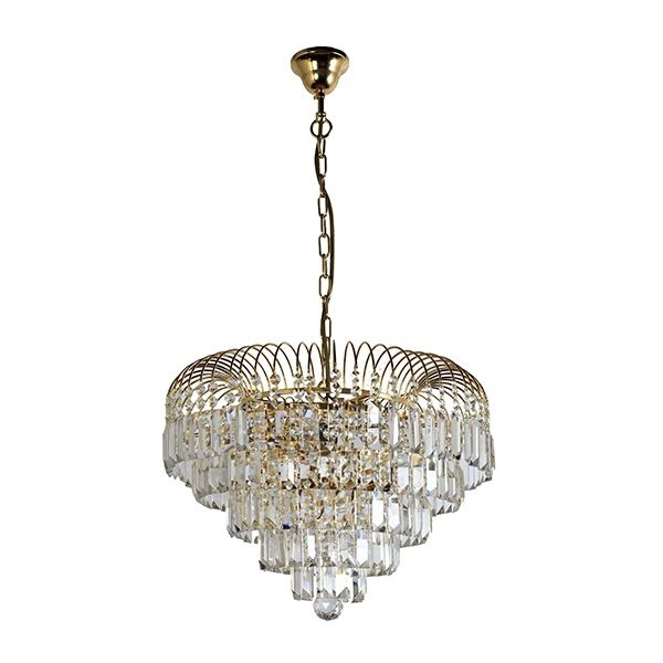 

Подвесная каскадная люстра хрусталь 1.5.46.100 Arti Lampadari Sabina E G, Золото, Sabina Sabina E 1.5.46.100 G