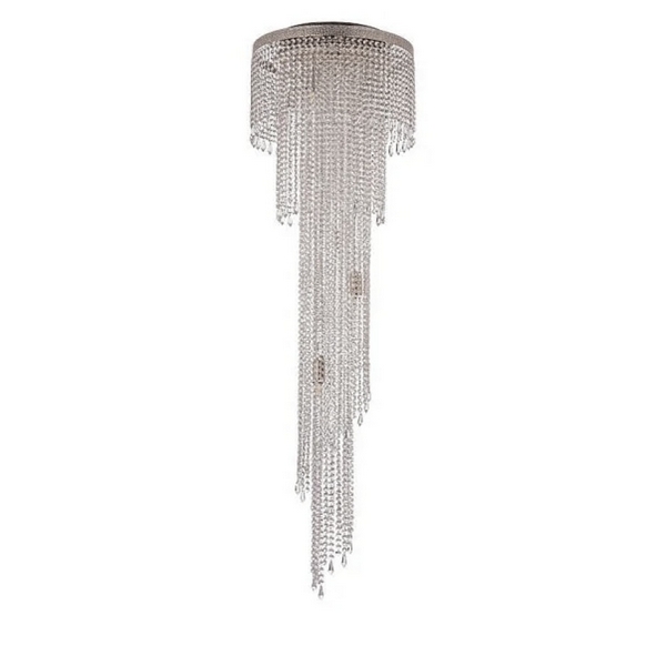 

Люстра потолочная каскадная Arti Lampadari Santa Gold Santa E 1.8.80.602 N, Никель, Santa Gold Santa E 1.8.80.602 N