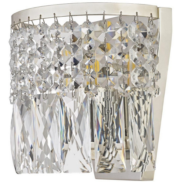 

Бра Arti Lampadari Sara Silver Sara E 2.10.505 S, Прозрачный, Sara Silver Sara E 2.10.505 S