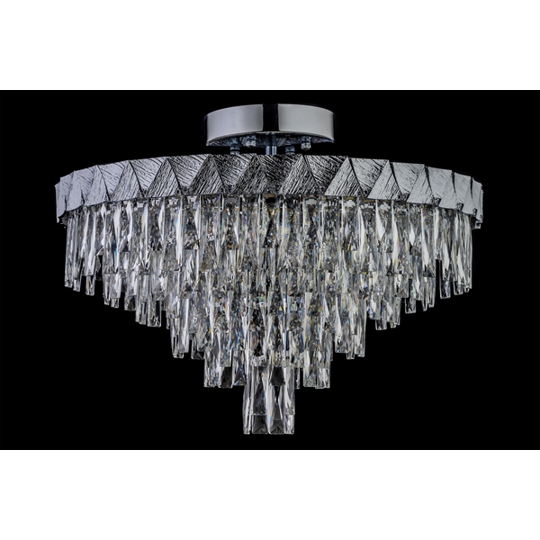 

Потолочная люстра на штанге хрусталь Arti Lampadari Vaglia Vaglia E 1.5.60.100 N, Никель, Vaglia Vaglia E 1.5.60.100 N