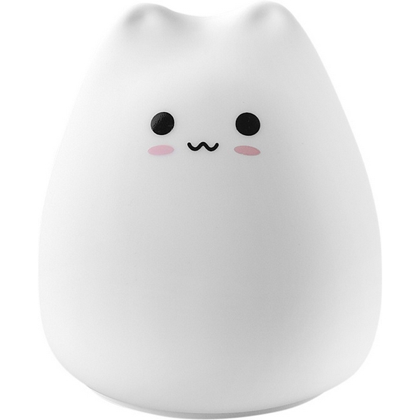 

Ночник светодиодный аккумуляторный "Кот", с RGB-подсветкой Artstyle TL-903M, Белый, TL-903M