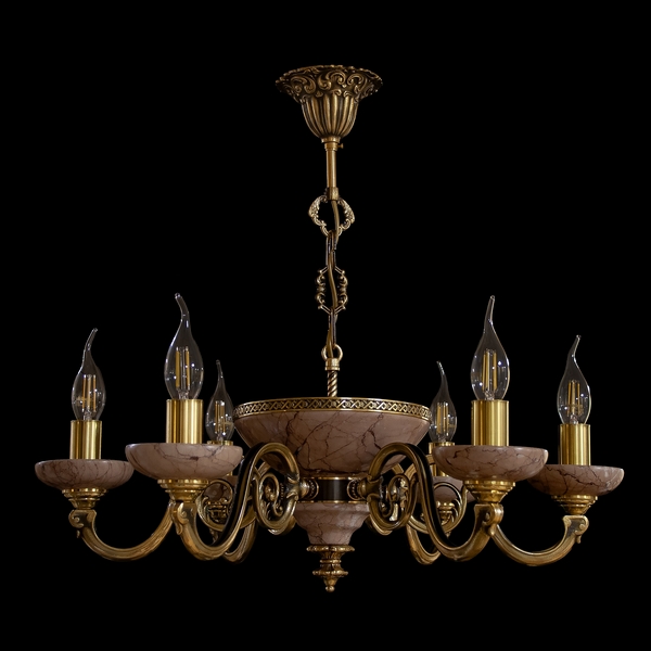 

Подвесная люстра НК-О-6 ЛАТА СВ (100) Розовый мрамор Мастерская А.А.В., НК-О-6 ЛАТА СВ (100) Розовый мрамор