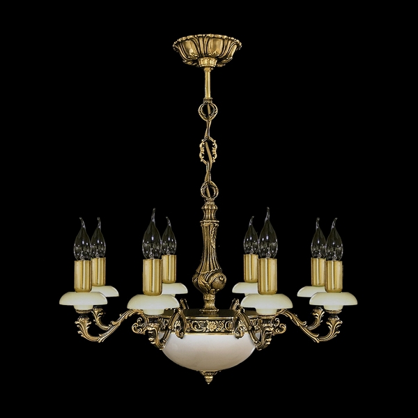 Изображение товара Подвесная люстра НК-О-8 Муза Белый мрамор