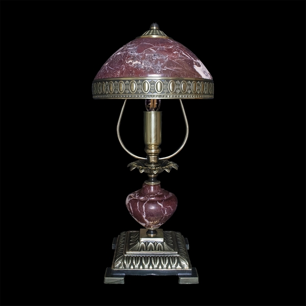 

Настольная лампа НК-О-02 ОВМ Бордовая яшма Мастерская А.А.В., Бордовый, НК-О-02 ОВМ Бордовая яшма