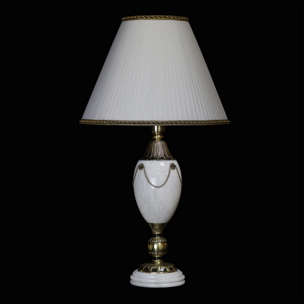 

Настольная лампа НК-О-16 Белый мрамор Мастерская А.А.В., НК-О-16 Белый мрамор