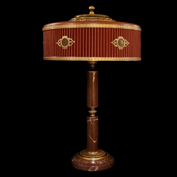 

Настольная лампа из камня НК-О-48 Бордовая яшма Мастерская А.А.В., Бордовый, НК-О-48 Бордовая яшма