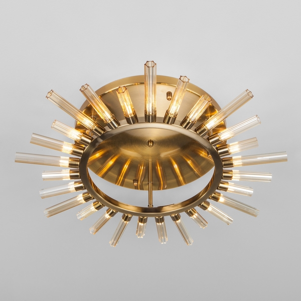 

Потолочная люстра светодиодная Bogate's Sole 561 золотая бронза, Sole 561 золотая бронза