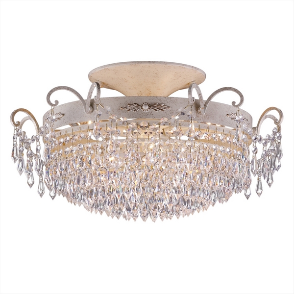 

Потолочная люстра 305/6 Bogate's Empress белый с золотом, Прозрачный, Empress 305/6 белый с золотом