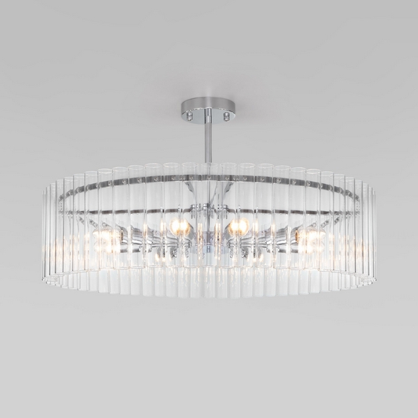 

Потолочная люстра на штанге Bogate's Flamel 374/8 Smart, Прозрачный, Flamel 374/8
