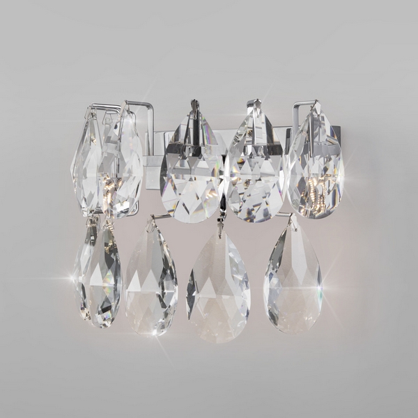 

Настенный светильник светодиодный Bogate's Marvel 437/1 Strotskis с подвесками, Прозрачный, Marvel 437/1 Strotskis