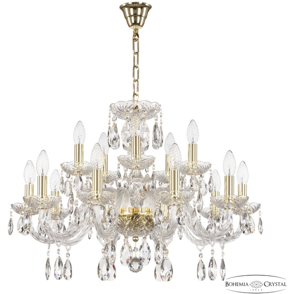 

Подвесная люстра Bohemia 117 117/10+5/240 G, Золото, 117 117/10+5/240 G