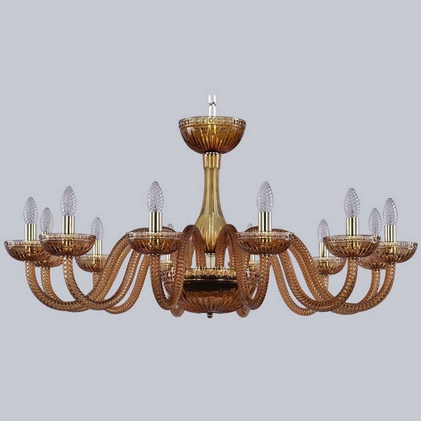 

Подвесная люстра с хрусталем 1310/12/360 Am/Amber/M-1G Bohemia 1310 G, 1310 1310/12/360 G Am/Amber/M-1G