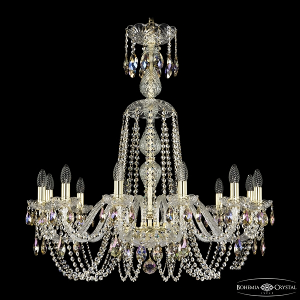 

Подвесная люстра Bohemia 1402 1402/12/300/XL-90 G K801, Золото, 1402 1402/12/300/XL-90 G K801