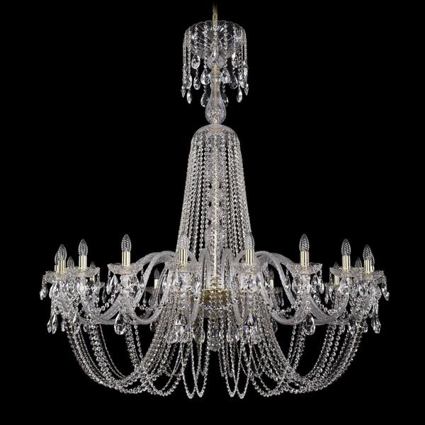 

Подвесная люстра Bohemia 1402 1402/20/530/XL-164/G, Прозрачный, 1402 1402/20/530/XL-164 G