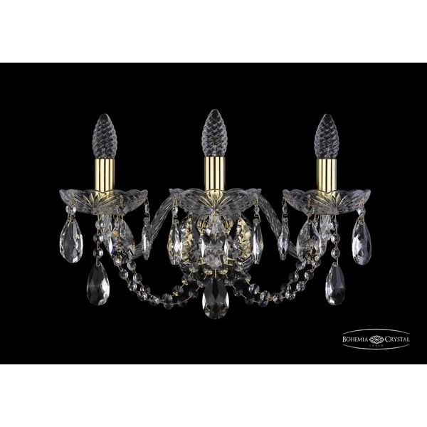 

Бра Bohemia 1402 1402B/3/160/XL/G, Золото, 1402 1402B/3/160/XL G