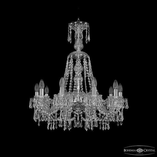

Подвесная люстра Bohemia 1403 1403/10/240/XL-75 Ni, Никель, 1403 1403/10/240/XL-75 Ni