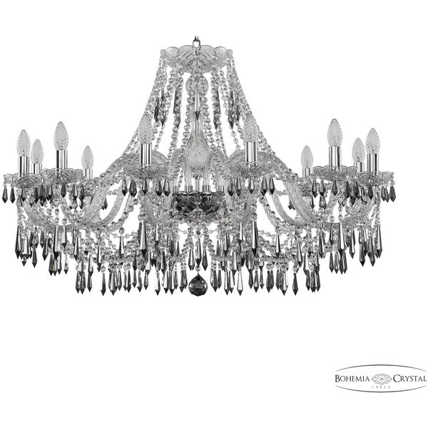 

Подвесная люстра Bohemia 1403 1403/12/300 Ni K731, Никель, 1403 1403/12/300 Ni K731