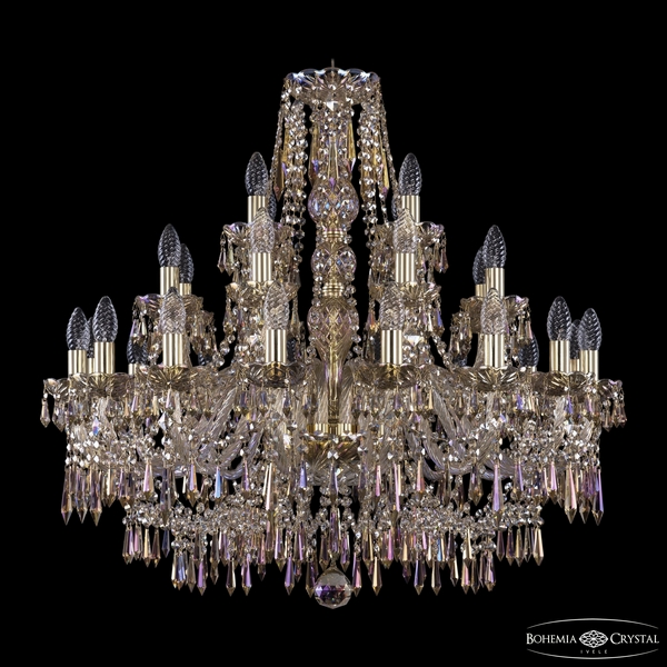 

Подвесная люстра Bohemia 1403 1403/16+8+4/300 G M801, Золото, 1403 1403/16+8+4/300 G M801