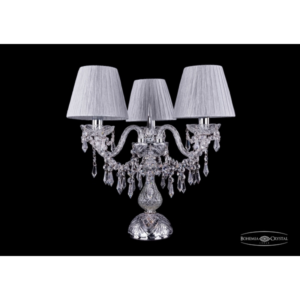 

Интерьерная настольная лампа 1403L.3.141-39.Ni.SH6-160 Bohemia 1403 1403L/3/141-39/Ni/SH6-160, Серый, 1403 1403L/3/141-39 Ni SH6-160