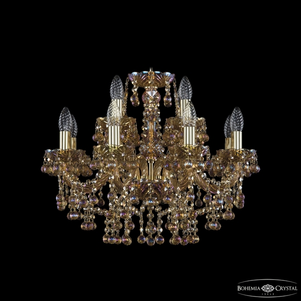 

Подвесная люстра Bohemia 1409 1409/8+4/195 G M777, Золото, 1409 1409/8+4/195 G M777