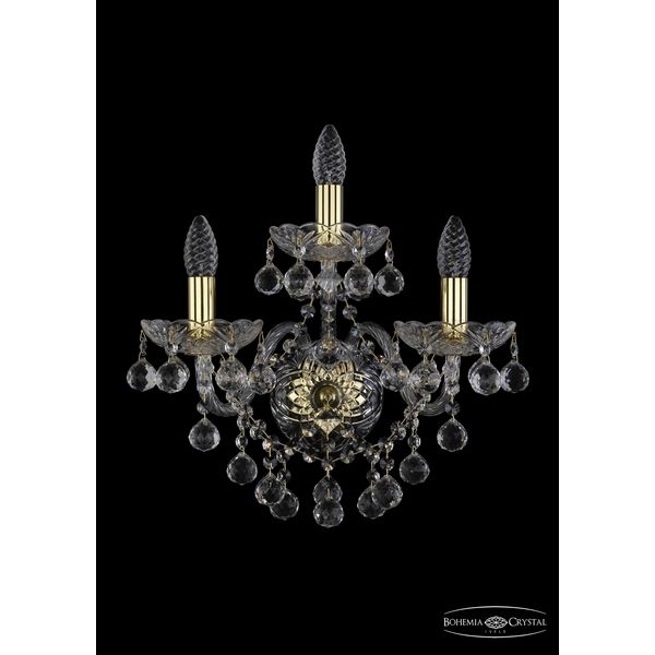 

Бра Bohemia 1409 1409B/2+1/160/XL/G, Золото, 1409 1409B/2+1/160/XL G
