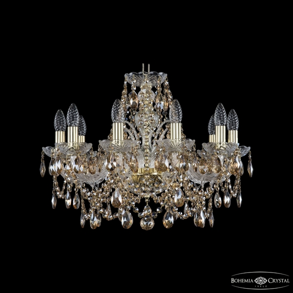 

Подвесная люстра Bohemia 1411 1411/10/195 G R721, Золото, 1411 1411/10/195 G R721