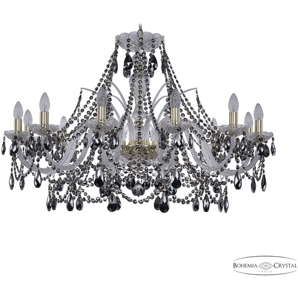 

Подвесная люстра Bohemia 1411 1411/12/360 G R781, Золото, 1411 1411/12/360 G R781