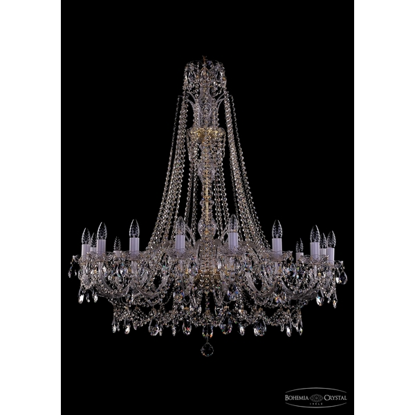 

Подвесная люстра Bohemia 1411 1411/16/400/XL-115 G, Золото, 1411 1411/16/400/XL-115 G