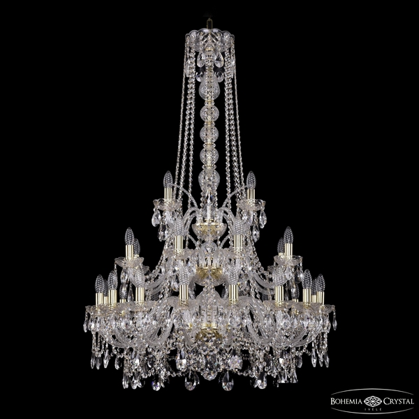 

Подвесная люстра Bohemia 1411 1411/16+8+4/300/h-131/3d G, Золото, 1411 1411/16+8+4/300/h-131/3d G