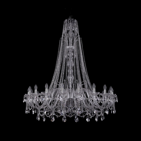 

Подвесная люстра Bohemia 1411 1411/20/460/XL-154/Ni, Прозрачный, 1411 1411/20/460/XL-154 Ni