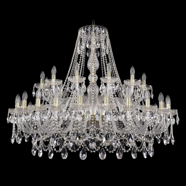 

Подвесная люстра Bohemia 1411 1411/24+12/460/G, Прозрачный, 1411 1411/24+12/460 G